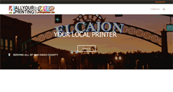 Desktop Screenshot of printingbytbone.com